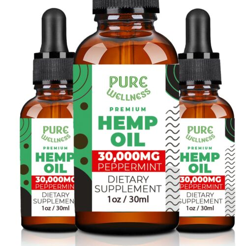 Hemp Seed Oil 30,000mg | Discover the Benefits of Hemp Seed Oil (3-Pack)