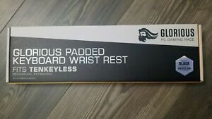 Sealed! Glorious Padded Keyboard Wrist Rest TKL Black 14