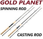 Fishing Pole Spinning Casting Rod Carbon Fiber Portable Medium Fast Lightweight