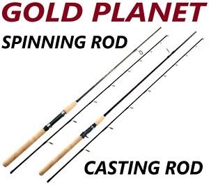 Fishing Pole Spinning Casting Rod Carbon Fiber Portable Medium Fast Lightweight