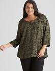 Plus Size - Womens Winter Tops - Green Blouse / Shirt - Casual Clothes | BeMe