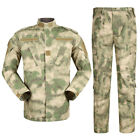 Mens Army Military Tactical Combat Jacket Pants Sets SWAT Camouflage BDU Uniform