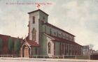 UP Ishpeming MI c,1908 MINING TOWN ST JOHNS American Immigrant Miners Church!!!