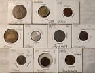 10 pc. Mixed Foreign Coins -Various Denominations, Conditions & Composites Lot 5
