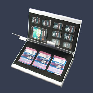 Memory Card Storage Box Wallet Micro SD TF Card Protective Holder Organizer Case