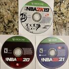 NBA 2K19, 2K20, 2K21 GAME LOT (Microsoft Xbox One) DISCS ONLY | NO TRACKING | 58