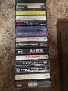cassette tapes lot Of 15 with case