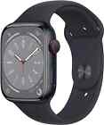 New ListingApple Apple Watch Series 8 45mm GPS + Cellular   Midnight Unlocked -MINT 10/10!