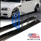 For 2001 2002 2003 2004 2005 2006 BMW E46 M3 W Type Carbon Fiber Side Skirts (For: BMW M3)