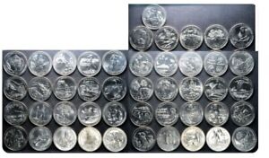 2019-2023 Complete Sets Of Quarters. Total 65 Coins. Includes All 3 Mints(P/D/S)