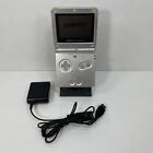 Nintendo Gameboy Advance SP Console & Charger AGS-001 Platinum Silver | TESTED