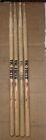2 pr VIC Firth 5A drum sticks Hickory wood tip Good used VTG Condition USA made