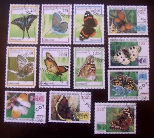 Benin Stamps Lot#D62  1996 & 1998 Butterflies