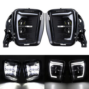 LED Fog Lights For Dodge Ram 1500 Accessories 2013 2014 2015 2016 2017 with DRL