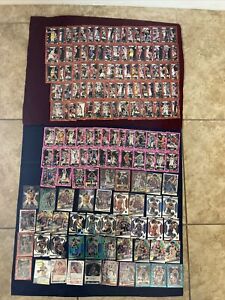 156 Card  Lot with autos 2023-2024 NBA Panini Prizm Red/Pink Ice Donruss Rookie
