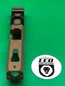 For Glock 19  Slide gen1-3 NEW Cerakote UPPER STRIPPED BURNT BRONZE