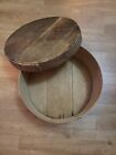 Antique Wooden Cheese Box/hat Box