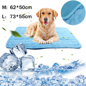 Large Self Cooling Gel Mat Bed Pet Dog Cat Heat Relief Non-Toxic Summer Bed Pad