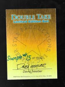 Nina Hartley Double Take autograph card David Nestler Sample 15/1500 1997