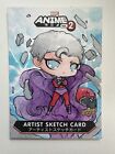 2023 Upper Deck Marvel Anime Vol 2 Artist Sketch Card Magneto by Lydi Li 1 of 1!