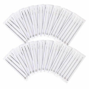 50 Pcs Tattoo Needles Disposable Sterile Mixed Sizes 3/5/7/9RL 5/7/9RS 5/7/9M1