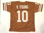 UNSIGNED CUSTOM Sewn Stitched Vince Young Burnt Orange Jersey - M, L, XL, 2XL