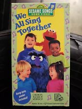 Sesame Street VHS Tape We All Sing Together