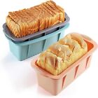 3PCS Bread Loaf Pan Silicone Baking Mold Non-Stick Cake Pans Set for homemade