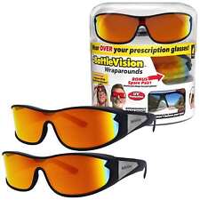 BattleVision As Seen on TV Wrap Arounds Polarized Sunglasses Fit Over