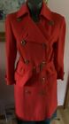 Vintage B. Altman wool knit trenchcoat S unlined with belt