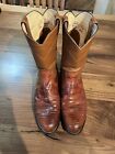 Justin Lizard Cowboy Boots 10.5D