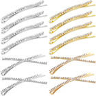12 Pieces Rhinestone Bobby Pins Decorative Fancy Crystal Hair Clips Shiny Metal