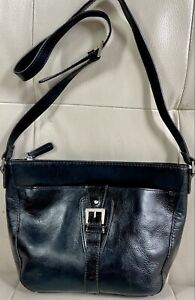 ETIENNE AIGNER Women's Designer Black Genuine Leather Hand Bag Shoulder Purse