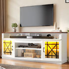 TV Stand LED Entertainment Center for Up to 80/75 inch TV Media Console Table