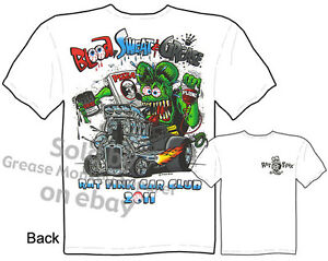 Rat Fink T-shirt Blood Sweat & Grease 30 31 Ford Big Daddy Tee Sz M L XL 2XL 3XL