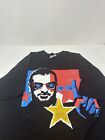 Vintage 2000s 2001 Ringo Starr Newall Band Tour Double Sided Black Shirt Size L