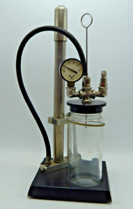 Vintage Watchmakers watch pressure waterproof checking tool 2 atm with glass jar