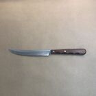 Vintage Case XX Stainless Steak Kitchen Knife CAP 282-5” Wood Handle