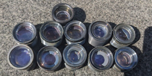 New ListingLot of 11 vintage kodak printing lenses