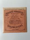 Giusto Manetti 23K Gold Beaters Thick Genuine Gold Leaves No Reserve Auction