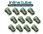 3/8-24 Inverted Flare Stainless Steel Tube Nut Fitting 3/16 Brake Line 12P Stn01
