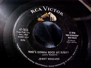 Jerry Woodard -1959 ROCKABILLY - VG++ VINYL & EX AUDIO-Who's Gonna Rock My Baby
