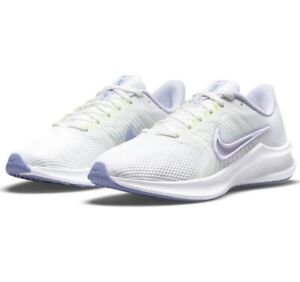 Women Nike Downshifter 11 Running Training Shoes Summit White/Lime CW3413-102