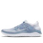 Nike Free Run 2018 Flyknit Hydrogen Blue UNC White 942839-402 Women's Size 9