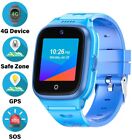 2023 Model 4G Kids Smart Watch Preinstalled SpeedTalk SIM Card GPS Locator -BLUE