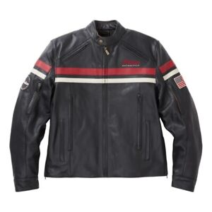 Indian Men’s Black Motorcycle Freeway Jacket Real Cowhide Leather Biker Jacket