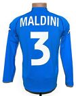 ITALY 2000/2001 HOME FOOTBALL SHIRT KAPPA M #3 MALDINI LONG SLEEVE