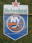 New York Islanders Heineken Metal Aluminum Sign Nos 28 High still in plastic