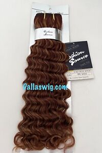 Fashion Source 100% Human European Wave Hard Curls Weaving Hair DW 14