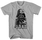 Star Wars Darth Vader #1 Dad Men's Light Grey T-Shirt New